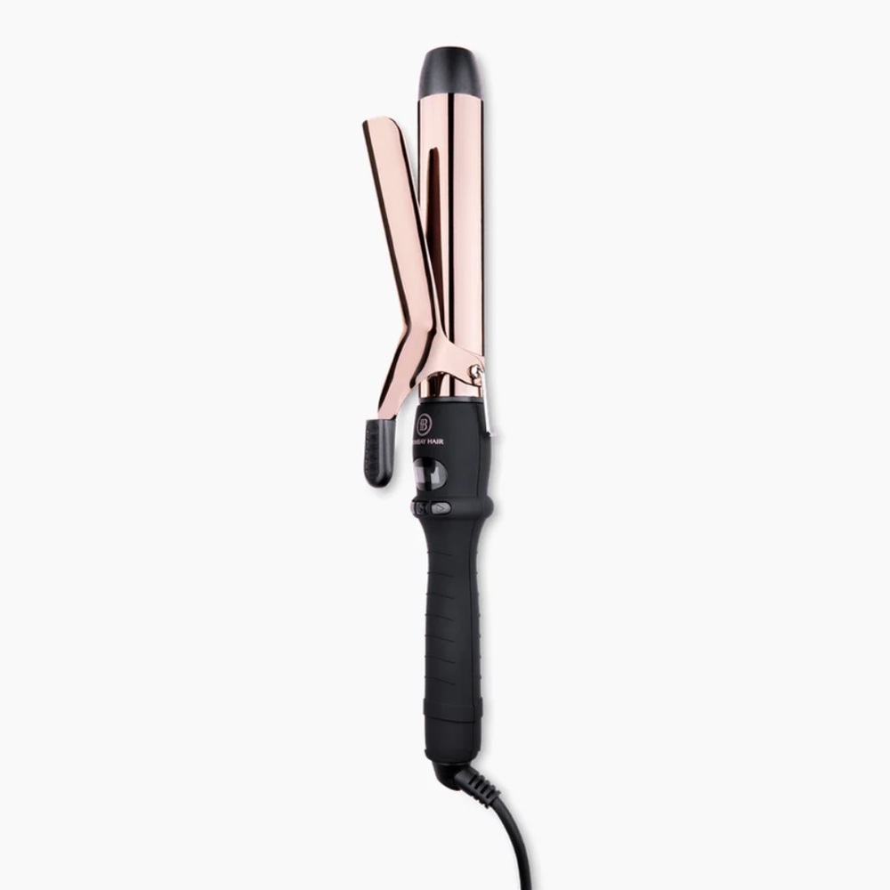 Bombay 1.25” rose gold curling iron (with clamp)